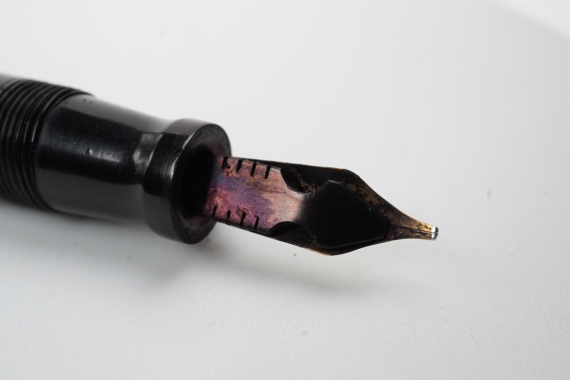 A Conklin Noziac Word Gauge fountain pen with Conklin 14ct. gold broad nib